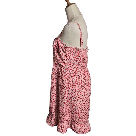 Princess Polly Floral Red and White Mini Sundress - Picture 5 of 7